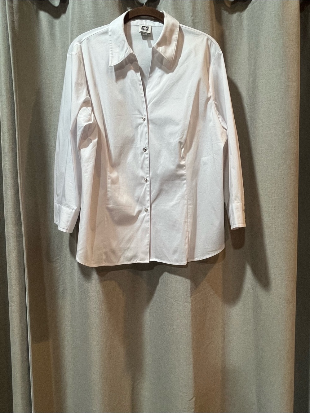 Classic White Button-Up Women's Shirt